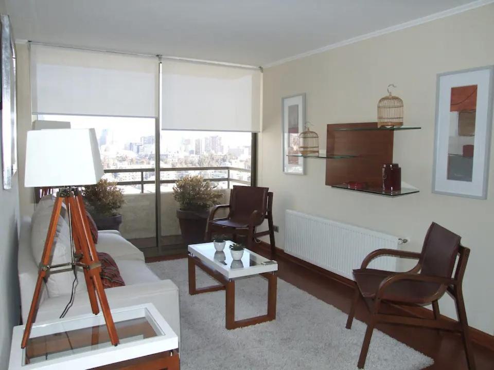 サンティアゴDepto Barrio Bellavista Turismo Clinicas Aire Acondicionadoアパートメント エクステリア 写真